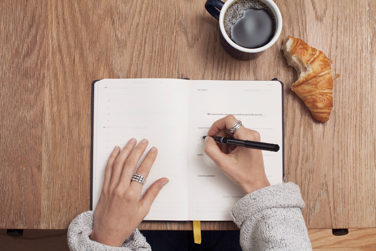 Person reflecting on emotional wellness journey